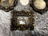 Magnets 3 antiqued frames lot samhain witchy theme OOAK handmade gift (5)