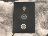 Journal Ocean Jasper Celtic Cross Pentacle Grimoire Book of Shadows 5.75" x 8.25"