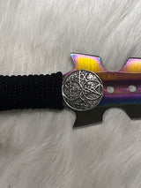 Lucifer Lilith Moonstone Athame / Dagger - Small - Rainbow 7.5 Inches