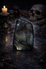 Blue Flash Labradorite 1lb4.5oz Large Freeform Gemstone (1)
