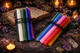 10 Soy Spell Candles - Ten Colors 4 Inch Ritual Chime