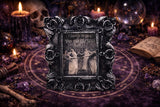 Dancing Witches Frame Creepy Witchy Theme Handmade Small OOAK 2x2 (x6)