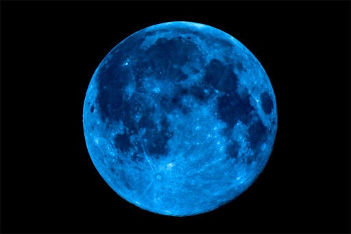 Crystal Infused Samhain Blue Moon Water