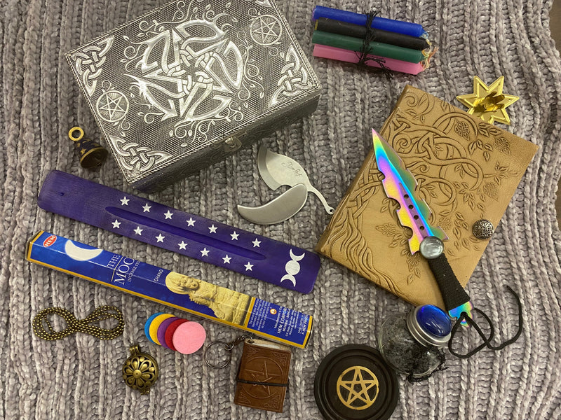 Celtic/Pagan Altar Kit, 13 items
