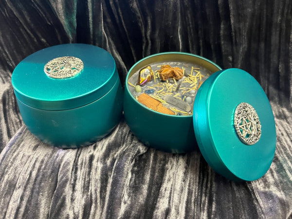 Soy Candle Tin - Protection and Money Drawing