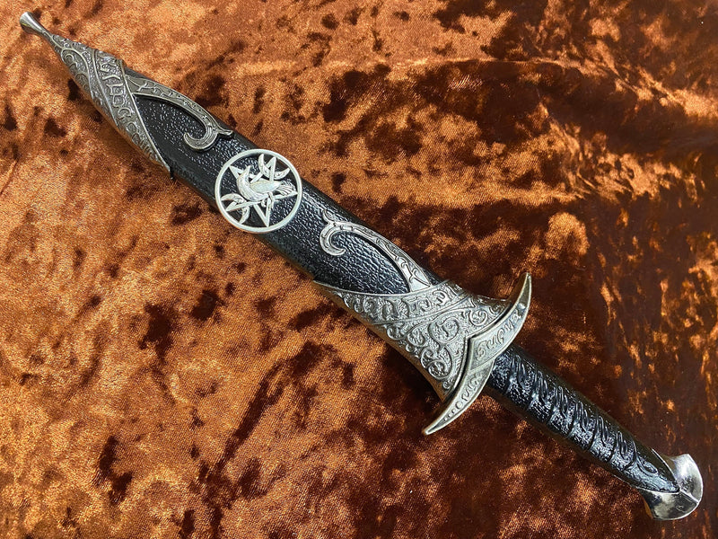 Elvish Blade - Raven Triple Moon Pentagram