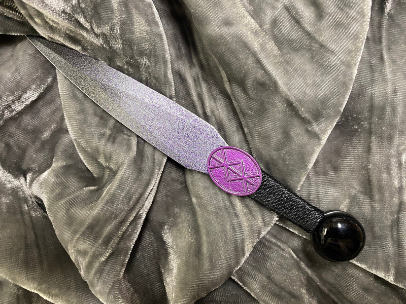 Black - Purple Ombre w/Protection Rune