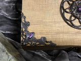 Handmade Oak Box - Metal Embellishment