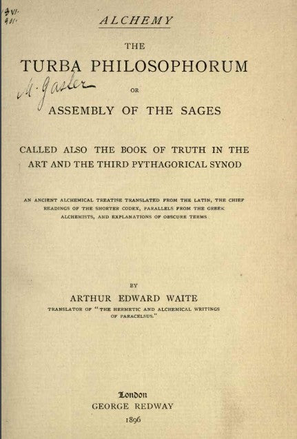 Alchemy The Turba Philosophorum - A E Waite (1896).pdf