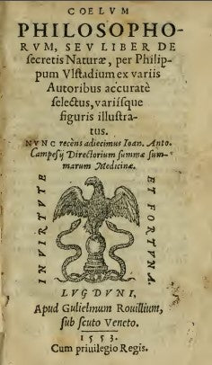Coelvm philosophorvm, sev, Liber de secretis naturae - P. Ulstadius (1553) [Latin].pdf