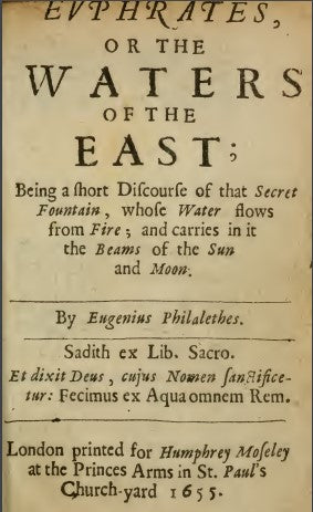 Evphrates, or, The waters of the east? ... secret fountain, whose water flows from fire, and carries in it the beams of t~1.pdf