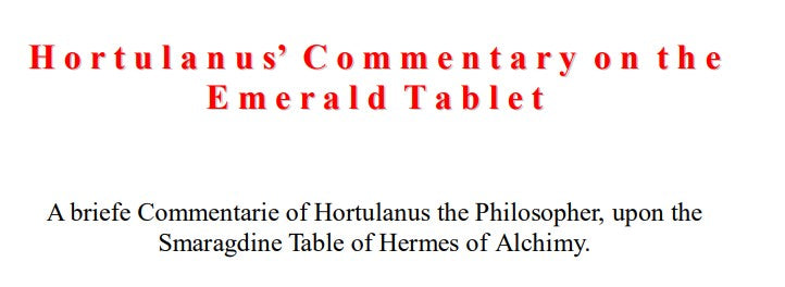 Hortulanus' Commentary on the Emerald Tablet.pdf