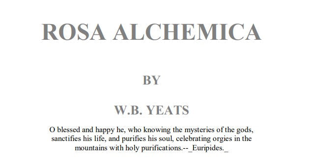 Rosa Alchemica - W B Yeats.pdf