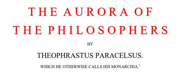 The Aurora of the Philosophers - Paracelsus.pdf