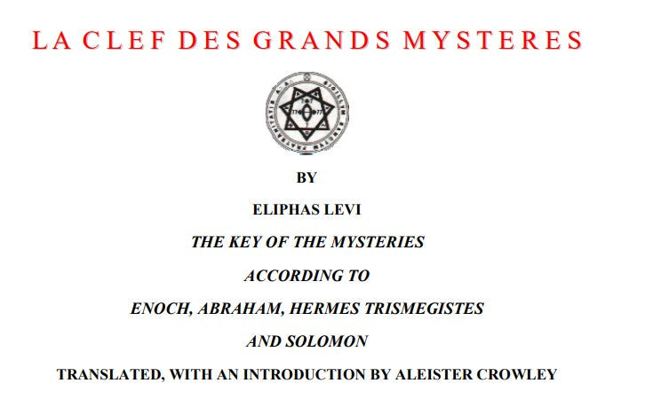 The Key Of The Mysteries - Eliphas Levi.pdf
