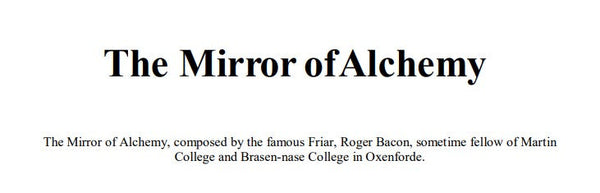 The Mirror of Alchemy - Roger Bacon.pdf