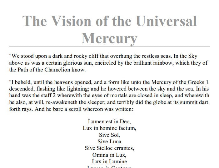 The Vision of the Universal Mercury.pdf