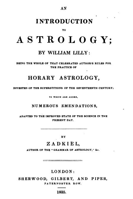 An Introduction To Astrology - W Lilly.pdf