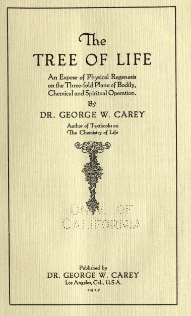 The Tree Of Life - G W Carey.pdf
