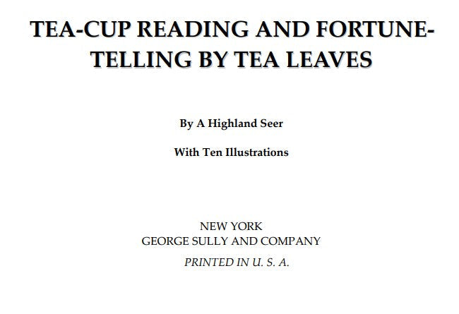 Fortune Telling By Tea Leaves - A Highland Seer.pdf