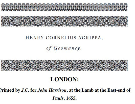 Of Geomancy - H Agrippa.pdf