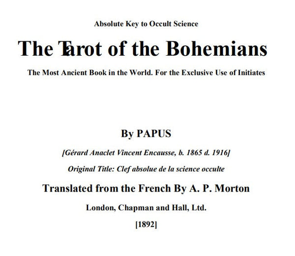 Tarot of the Bohemians - Papus.pdf