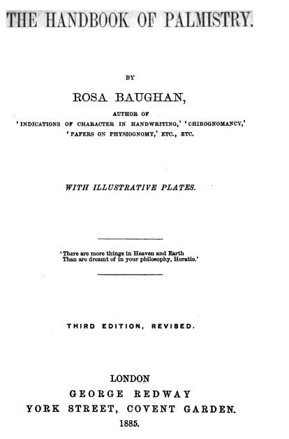 The Handbook of Palmistry - R Baughan.pdf