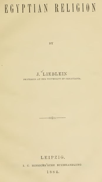 Egyptian Religion - J Lieblein.pdf