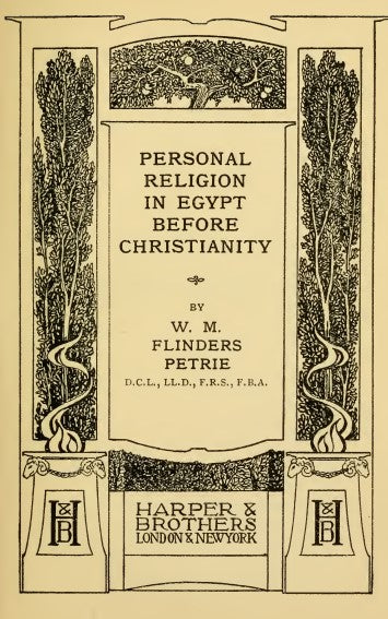 Personal Religion in Egypt Before Chrisianity - W F Pertrie.pdf