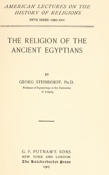 The Religion Of The Ancient Egyptians - G Steindorff.pdf