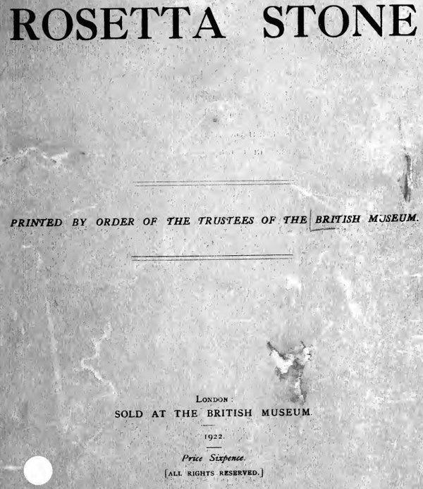 The Rosetta Stone - E A Wallis Budge.pdf