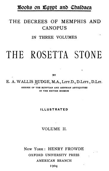 The Rosetta Stone Vol 2 - E A Wallis Budge.pdf