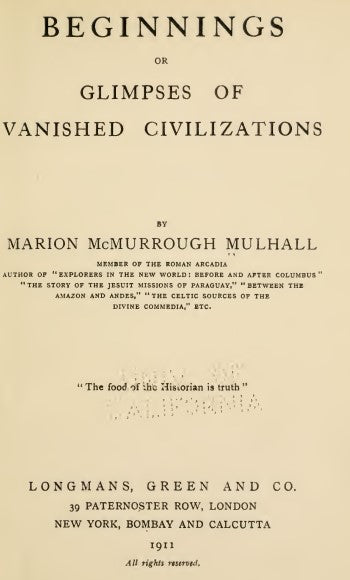 Glimpses Of Vanished Civilizations - M Mulhall.pdf