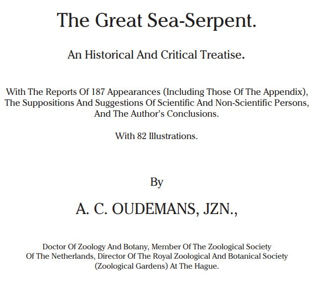 The Great Sea Serpent - A C Oudemans.pdf