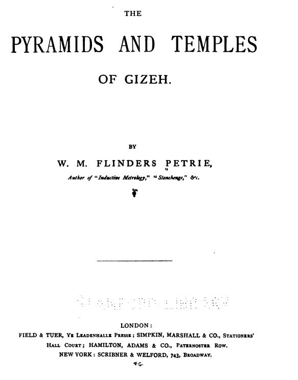 The Pyramids & Temples Of Gizeh - M Flanders Petrie.pdf