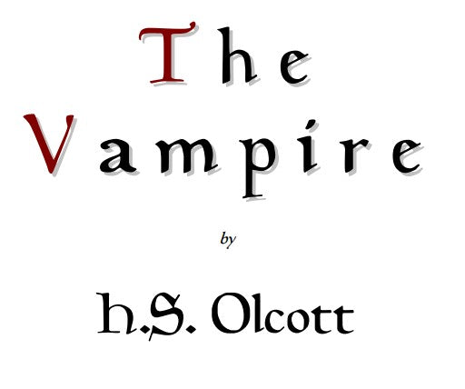 The Vampire - H S Olcott.pdf