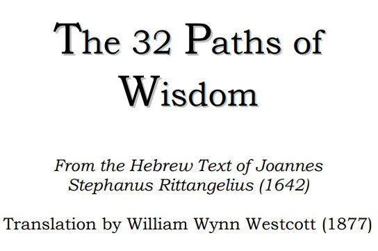 32 Paths Of Wisdom - W W Westcott (trans).pdf