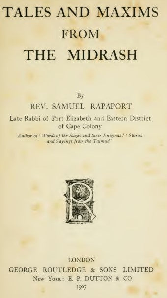 Tales & Maxims From The Midrash - S Rapaport.pdf