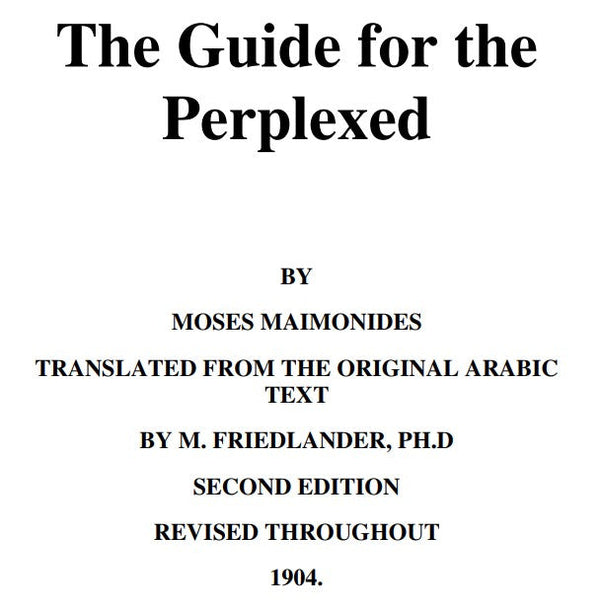 The Guide for the Perplexed - M Maimondes.pdf