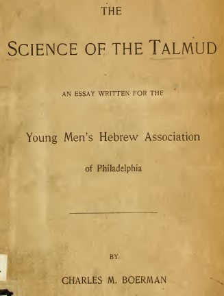 The science of the Talmud - C. M. Boerman (1894).pdf