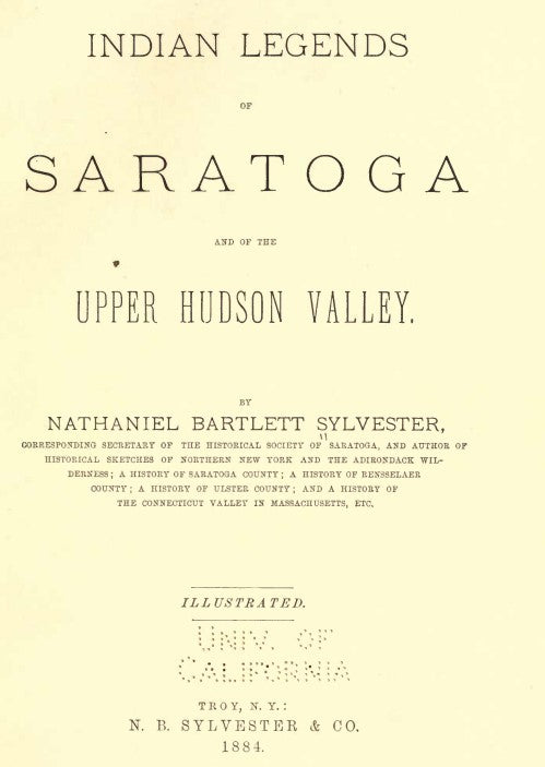 Sylverser, Nathaniel - Indian Legends of the Saratoga.pdf