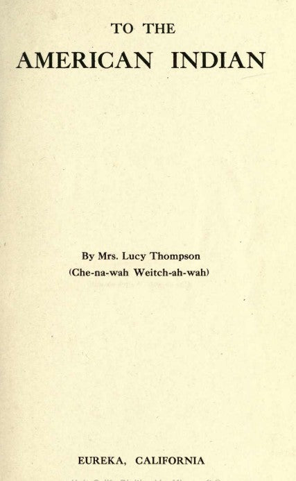 Thompson, Lucy - To The American Indian.pdf