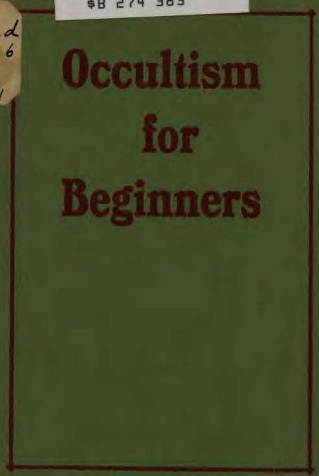 Occultism for Beginners.pdf