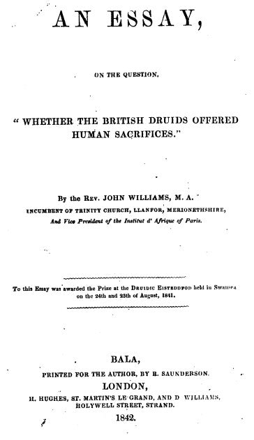 The British Druids & Human Sacrifices - J Williams.pdf