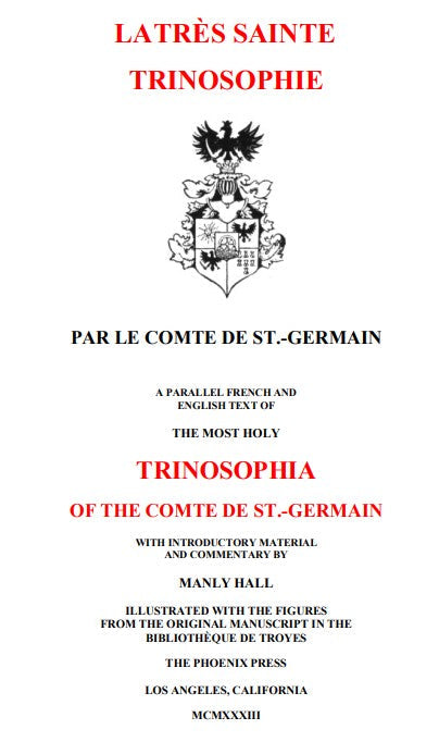 The Most Holy Trinosophia - Comte De St. Germain.pdf