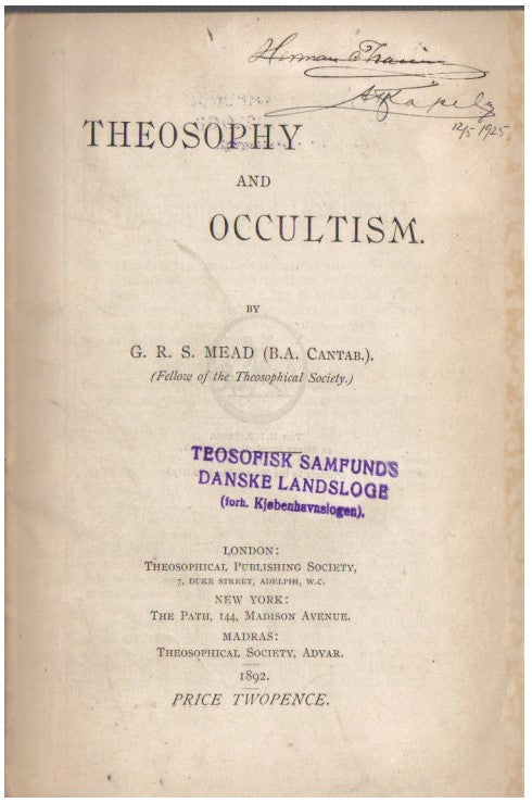 Theosophy And Occultism - G S R Mead (1892).pdf