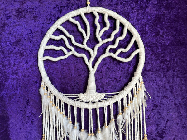 Dream Catcher, Cream, Tree of Life