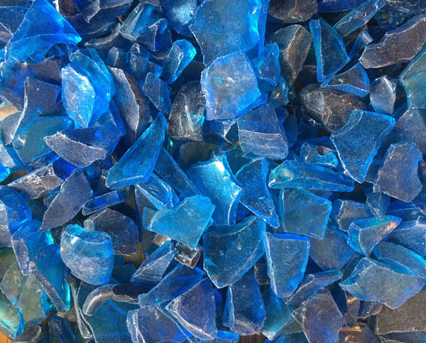 Blue Sea Glass Bulk Large/Medium - Mermaid Tears