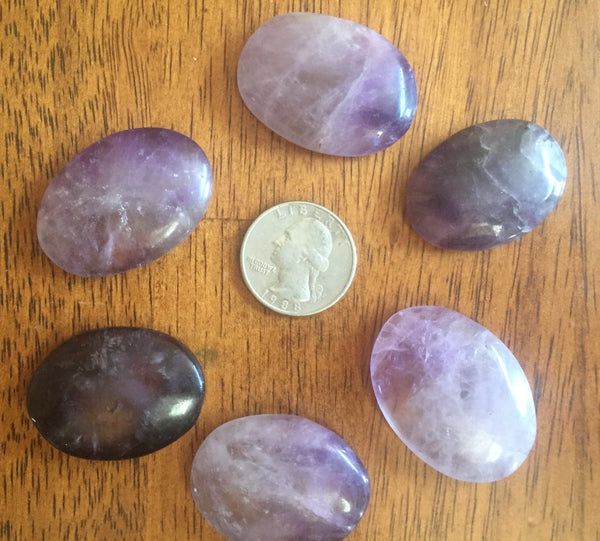 Amethyst Worry Stone/Palm Stone/Gemstone