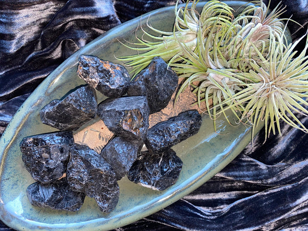 Black Tourmaline Raw Gemstone